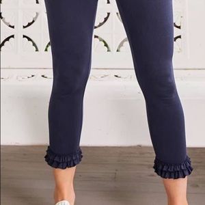 MJ true blue ruffle legging